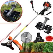 Roçadeira com Enxada Capinadeira a Gasolina Importway 5x1 de 3hp 63cc Superior a Vonder, Garthen, Terra, Nagano, Nakashi