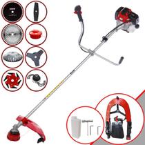 Roçadeira Com Sistema Antivibração Toyama RT43L 43cc 1,7HP Alta Rotação Para Todos os Tipos de Trabalho Com Carretel Nylon + Kit de 7 Opções de Cortes Roçadeira Com Sistema Antivibração Toyama RT43L 43cc 1,7HP Alta Rotação Para Todos os Tipos de Trabalho Com Carretel Nylon + Kit de 7 Opções de Cortes