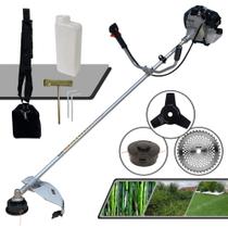 Roçadeira Com Sistema Antivibração Toyama TBC43-H À Gasolina 43cc Motor 2T 1,7HP de Potência 12000rpm Alta Performance e Potência Completa Com Cabeçote Nylon + Lâmina 3 Pontas + Lâmina 40 Dentes Vídea Roçadeira Com Sistema Antivibração Toyama TBC43-H À Gasolina 43cc Motor 2T 1,7HP de Potência 12000rpm Alta Performance e Potência Completa Com Cabeçote Nylon + Lâmina 3 Pontas + Lâmina 40 Dentes Vídea