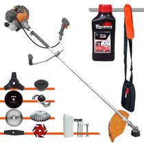 Roçadeira Completa À Gasolina Tekna RL520P Motor 2 Tempos 52cc 2HP Alta Performance Com Carretel Nylon + Kit 7 Opções de Corte + ÓLEO TOYAMA 2T Roçadeira Completa À Gasolina Tekna RL520P Motor 2 Tempos 52cc 2HP Alta Performance Com Carretel Nylon + Kit 7 Opções de Corte + ÓLEO TOYAMA 2T