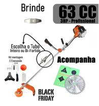 Roçadeira Completa Multifuncional 63cc A Gasolina 7x1