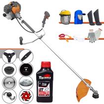 Roçadeira Completa Tekna RL520P À Gasolina 52cc 2HP Alta Rotação Para Todos os Tipos de Trabalhos Com 8 Opções de Cortes + EPI + ÓLEO TOYAMA 2T Roçadeira Completa Tekna RL520P À Gasolina 52cc 2HP Alta Rotação Para Todos os Tipos de Trabalhos Com 8 Opções de Cortes + EPI + ÓLEO TOYAMA 2T