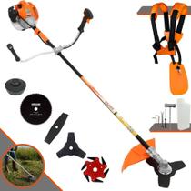 Roçadeira Completa Vulcan VR520-H À Gasolina 52cc 2,5HP de Alta Rotação e Performance Com 5 Opções de Cortes Carretel de Nylon + Lâmina Facão + Lâmina 3 Pontas + Lâmina 6 Pontas + Lâmina 80 Dentes Roçadeira Completa Vulcan VR520-H À Gasolina 52cc 2,5HP de Alta Rotação e Performance Com 5 Opções de Cortes Carretel de Nylon + Lâmina Facão + Lâmina 3 Pontas + Lâmina 6 Pontas + Lâmina 80 Dentes