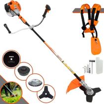 Roçadeira Completa Vulcan VR520H À Gasolina 52cc 2,5HP de Alta Rotação e Performance Com 4 Opções de Cortes Carretel de Nylon + Lâmina 3 Pontas + Lâmina 80 Dentes + Escova Circular De Aço 38 Cerdas Roçadeira Completa Vulcan VR520H À Gasolina 52cc 2,5HP de Alta Rotação e Performance Com 4 Opções de Cortes Carretel de Nylon + Lâmina 3 Pontas + Lâmina 80 Dentes + Escova Circular De Aço 38 Cerdas