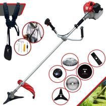 Roçadeira Cortador de Grama À Gasolina Anmax CG430P-TB 43cc 2HP 9.000rpm 6 Em 1 Com Carretel + Faca 2 Pontas + Faca 3 Pontas + Faca 40 Dentes + Faca 80 dentes + Escova de Aço Circular Roçadeira Cortador de Grama À Gasolina Anmax CG430P-TB 43cc 2HP 9.000rpm 6 Em 1 Com Carretel + Faca 2 Pontas + Faca 3 Pontas + Faca 40 Dentes + Faca 80 dentes + Escova de Aço Circular