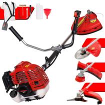 Roçadeira Cortador de Grama À Gasolina Kawashima KW43-L 43cc Motor 2 Tempos 1,7HP de Potência 10.000rpm de Alta Performance Completa Com Carretel de Nylon + Faca 3 Pontas + Faca 40 Dentes de Vídea Roçadeira Cortador de Grama À Gasolina Kawashima KW43-L 43cc Motor 2 Tempos 1,7HP de Potência 10.000rpm de Alta Performance Completa Com Carretel de Nylon + Faca 3 Pontas + Faca 40 Dentes de Vídea