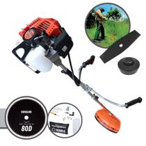 Roçadeira Cortador de Grama À Gasolina Multifunções Terra GRHB430 Bi-Partida 43cc 1,7HP Alta Rotação Completo Para Todos os Tipos de Trabalho Com Carretel de Nylon + Faca 2 Pontas + Faca 80 Dentes Roçadeira Cortador de Grama À Gasolina Multifunções Terra GRHB430 Bi-Partida 43cc 1,7HP Alta Rotação Completo Para Todos os Tipos de Trabalho Com Carretel de Nylon + Faca 2 Pontas + Faca 80 Dentes