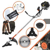 Roçadeira Cortador de Grama À Gasolina Terra GRH-430 43cc Motor 2 Tempos 1,7HP de Potência 6.500rpm de Alta Performance Completa Com Carretel de Nylon + Faca 3 Pontas + Faca 40 Dentes de Vídea Roçadeira Cortador de Grama À Gasolina Terra GRH-430 43cc Motor 2 Tempos 1,7HP de Potência 6.500rpm de Alta Performance Completa Com Carretel de Nylon + Faca 3 Pontas + Faca 40 Dentes de Vídea