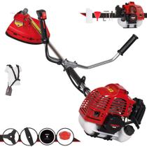 Roçadeira Cortador de Grama Kawashima KW52L À Gasolina 52cc 2,5HP de Potência 10.000rpm Profissional Multifunções Com Carretel de Nylon + Lâmina Facão + Lâmina 3 Pontas + Lâmina Circular 80 Dentes Roçadeira Cortador de Grama Kawashima KW52L À Gasolina 52cc 2,5HP de Potência 10.000rpm Profissional Multifunções Com Carretel de Nylon + Lâmina Facão + Lâmina 3 Pontas + Lâmina Circular 80 Dentes