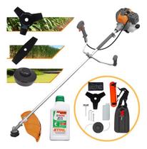Roçadeira Cortador De Grama Lateral Tekna Rl520 + Oleo Stihl Roçadeira Cortador De Grama Lateral Tekna Rl520 + Oleo Stihl