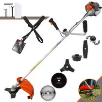 Roçadeira Cortador de Grama Vulcan VR330-P À Gasolina 2T 33cc 1,2HP 10.000rpm Completa Com 6 Opções de Cortes Carretel de Nylon, Faca 2 Pontas, Faca 3 Pontas, Faca 40 Dentes, Faca 80 Dentes e Trimmer Roçadeira Cortador de Grama Vulcan VR330-P À Gasolina 2T 33cc 1,2HP 10.000rpm Completa Com 6 Opções de Cortes Carretel de Nylon, Faca 2 Pontas, Faca 3 Pontas, Faca 40 Dentes, Faca 80 Dentes e Trimmer