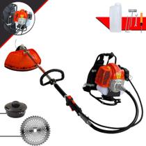 Roçadeira Costal À Gasolina Terra GRC430 43cc 1,7HP 2T Alta Rotação Máquina de Corta Grama Multifuncional Com Carretel Nylon + Faca 40 Dentes de Vídea Roçadeira Costal À Gasolina Terra GRC430 43cc 1,7HP 2T Alta Rotação Máquina de Corta Grama Multifuncional Com Carretel Nylon + Faca 40 Dentes de Vídea