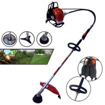 Roçadeira Costal Podador de Grama Profissional Terra GRC430 À Gasolina 2T 43cc 1,7HP + Lâmina 40 Dentes de Vídea + Lâmina 3 Pontas + Carretel de Nylon Roçadeira Costal Podador de Grama Profissional Terra GRC430 À Gasolina 2T 43cc 1,7HP + Lâmina 40 Dentes de Vídea + Lâmina 3 Pontas + Carretel de Nylon