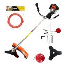 Roçadeira Gasolina 2 Tempos 63cc 2.2hp Evald + Kit Premium