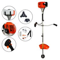 Roçadeira Gasolina Profissional Carbon Fak 52cc 2.5HP Bipartida Kit Completo Roçadeira Gasolina Profissional Carbon Fak 52cc 2.5HP Bipartida Kit Completo