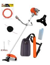 Roçadeira Gasolina Rl430 42,7cc + Kit Rolo Fio Nylon