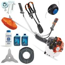 Roçadeira Husqvarna 226R 25,4cc Profissonal Acessórios e Óleo 2 Tempos