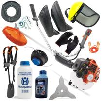 Roçadeira Husqvarna 226R Kit Acessórios Segurança e Óleo Pro Roçadeira Husqvarna 226R Kit Acessórios Segurança e Óleo Pro