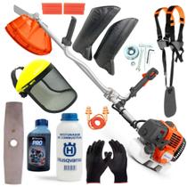 Roçadeira Husqvarna 331R Kit Acessórios Segurança e Óleo Pro Roçadeira Husqvarna 331R Kit Acessórios Segurança e Óleo Pro