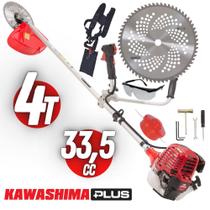 Roçadeira Kawashima KW330L4 Motor 4T e Lâmina de Vídia Para Fazendas, Chácaras, Sítios e Rodovias