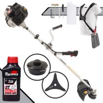 Roçadeira Kawashima KW52-LE À Gasolina 2T 52cc 2,5HP Alta Rotação Profissional Completa Com Carretel de Nylon + Lâmina 3 Pontas + Óleo Toyama 2 Tempos Roçadeira Kawashima KW52-LE À Gasolina 2T 52cc 2,5HP Alta Rotação Profissional Completa Com Carretel de Nylon + Lâmina 3 Pontas + Óleo Toyama 2 Tempos