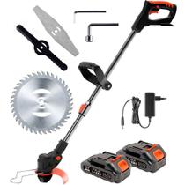 Roçadeira lateral a bateria 21V com 2 baterias e acessórios - BOM-9109 (110V/220V) Roçadeira lateral a bateria 21V com 2 baterias e acessórios - BOM-9109 (110V/220V)