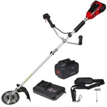 Roçadeira Lateral A Bateria 58V Com Bateria 2,5Ah E Carregador Bivolt 4A TBT58BCX-K TOYAMA