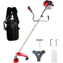 Roçadeira lateral a gasolina 2 hp 52cc 2T guidão bicicleta - RT52L-B