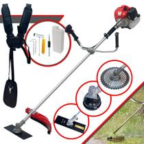 Roçadeira Lateral À Gasolina Anmax CG430P TB 43cc 2HP 2T 9.000rpm Aparador de Grama Profissional Robusta e Resistente Multifuncional Com Carretel de Nylon e Lâmina 2 Pontas + Lâmina Extra 40 Dentes Roçadeira Lateral À Gasolina Anmax CG430P TB 43cc 2HP 2T 9.000rpm Aparador de Grama Profissional Robusta e Resistente Multifuncional Com Carretel de Nylon e Lâmina 2 Pontas + Lâmina Extra 40 Dentes