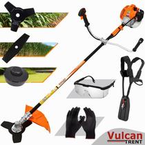 Rocadeira Lateral a Gasolina Vulcan VR520H Profissional a Gasolina 52cc 2,5hp para Mato Alto e Grama