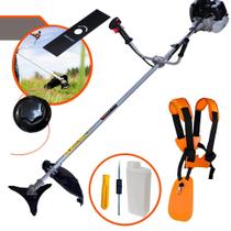 Roçadeira Lateral Anmax CG430-B À Gasolina 2T 43cc 1,7HP de Potência 12.000rpm Robusta e Resistente de Alta Performance Com 3 Opções de Corte, Lâmina 2 Pontas, Lâmina 3 Pontas e Carretel de Nylon Roçadeira Lateral Anmax CG430-B À Gasolina 2T 43cc 1,7HP de Potência 12.000rpm Robusta e Resistente de Alta Performance Com 3 Opções de Corte, Lâmina 2 Pontas, Lâmina 3 Pontas e Carretel de Nylon