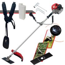 Roçadeira Lateral Anmax CG430P TB À Gasolina 2T 43cc 2HP de Potência 9.000rpm Máquina de Cortar Grama Profissional Robusta e Resistente de Alta Performance Com Carretel de Nylon e Lâmina 2 Pontas