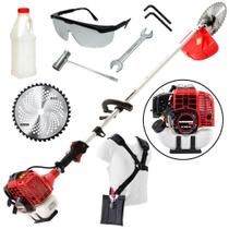 Roçadeira Lateral Plus Kawashima KW340T Motor 2T 34cc á Gasolina Com Haste e Lâmina de Vídia Nakashi Roçadeira Lateral Plus Kawashima KW340T Motor 2T 34cc á Gasolina Com Haste e Lâmina de Vídia Nakashi