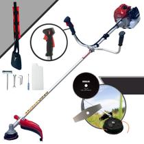 Roçadeira Lateral Robusta Kawashima BCJ521L À Gasolina Motor 2 Tempos 52cc 2,5HP de Potência 10.000rpm Completo Para Todos os Tipos de Trabalho Com Carretel Nylon + Lâmina 2 Pontas + Lâmina 80 Dentes Roçadeira Lateral Robusta Kawashima BCJ521L À Gasolina Motor 2 Tempos 52cc 2,5HP de Potência 10.000rpm Completo Para Todos os Tipos de Trabalho Com Carretel Nylon + Lâmina 2 Pontas + Lâmina 80 Dentes