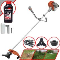 Roçadeira Lateral Tekna RL520ACG2 À Gasolina 52cc 13.000rpm 2HP Completo Com Lâmina 3 Pontas + Carretel Nylon + Enxada Rotativa + ÓLEO TOYAMA 2 Tempos Roçadeira Lateral Tekna RL520ACG2 À Gasolina 52cc 13.000rpm 2HP Completo Com Lâmina 3 Pontas + Carretel Nylon + Enxada Rotativa + ÓLEO TOYAMA 2 Tempos