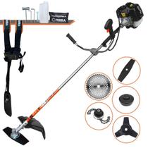 Roçadeira Lateral Terra GRH520 À Gasolina Motor 2 Tempos 52cc 2,5HP Alta Rotação Multifuncional 5 Em 1 Com Carretel de Nylon e Lâmina 2 Pontas + Kit Faca 3 Pontas, Faca 40 Dentes de Vídea e Trimmer Roçadeira Lateral Terra GRH520 À Gasolina Motor 2 Tempos 52cc 2,5HP Alta Rotação Multifuncional 5 Em 1 Com Carretel de Nylon e Lâmina 2 Pontas + Kit Faca 3 Pontas, Faca 40 Dentes de Vídea e Trimmer