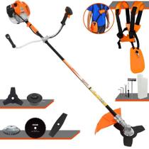 Roçadeira Lateral Vulcan VR520H 52cc À Gasolina 2 Tempos 2,5HP 10.000rpm Multifuncional Completa 5 Em 1 Com Carretel de Nylon + Faca 2 Pontas + Faca 3 Pontas + Faca 80 Dentes + Escova de Aço Giratória Roçadeira Lateral Vulcan VR520H 52cc À Gasolina 2 Tempos 2,5HP 10.000rpm Multifuncional Completa 5 Em 1 Com Carretel de Nylon + Faca 2 Pontas + Faca 3 Pontas + Faca 80 Dentes + Escova de Aço Giratória