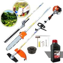 Roçadeira Multifuncional 4 em 1 Poda Galho, Cerca Viva, Corta Grama e Mato Vulcan VRM-330 33cc + Oleo 2T