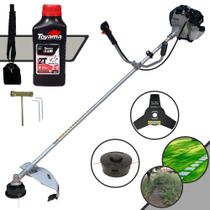 Roçadeira Multifuncional À Gasolina Toyama TBC43H 43cc 12.000rpm 1,7HP Alta Rotação Com 2 Opções de Corte Carretel Nylon + Faca 3 Pontas + ÓLEO TOYAMA Roçadeira Multifuncional À Gasolina Toyama TBC43H 43cc 12.000rpm 1,7HP Alta Rotação Com 2 Opções de Corte Carretel Nylon + Faca 3 Pontas + ÓLEO TOYAMA