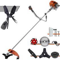 Roçadeira Multifuncional Completa Tekna RL520ACG2 À Gasolina 52cc 2HP Alta Rotação Ideal Para Todos os Tipos de Trabalhos Com 6 Opções de Cortes Roçadeira Multifuncional Completa Tekna RL520ACG2 À Gasolina 52cc 2HP Alta Rotação Ideal Para Todos os Tipos de Trabalhos Com 6 Opções de Cortes