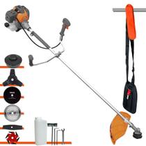 Roçadeira Multifuncional Completa Tekna RL520P À Gasolina 2T 52cc 2HP Alta Rotação Ideal Para Todos os Tipos de Trabalhos Com 6 Opções de Cortes Roçadeira Multifuncional Completa Tekna RL520P À Gasolina 2T 52cc 2HP Alta Rotação Ideal Para Todos os Tipos de Trabalhos Com 6 Opções de Cortes