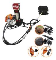 Roçadeira Multifuncional Costal Vulcan Vrc430 C/ Capinadeira Roçadeira Multifuncional Costal Vulcan Vrc430 C/ Capinadeira