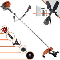 Roçadeira Multifuncional Lateral Tekna RL520ACNTK À Gasolina 2HP 52cc 9.000rpm + Kit Extra de Lâmina 3 Pontas, Lâmina 6 Pontas e Lâmina 80 Dentes Roçadeira Multifuncional Lateral Tekna RL520ACNTK À Gasolina 2HP 52cc 9.000rpm + Kit Extra de Lâmina 3 Pontas, Lâmina 6 Pontas e Lâmina 80 Dentes
