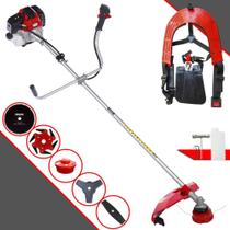 Roçadeira Multifuncional Lateral Toyama RT52L À Gasolina 2T 2HP 52cc 10.000rpm + Kit Extra de Lâmina 3 Pontas, Lâmina 6 Pontas e Lâmina 80 Dentes Roçadeira Multifuncional Lateral Toyama RT52L À Gasolina 2T 2HP 52cc 10.000rpm + Kit Extra de Lâmina 3 Pontas, Lâmina 6 Pontas e Lâmina 80 Dentes