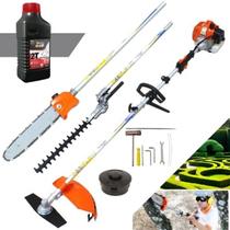 ROCADEIRA MULTIFUNCIONAL PODADORA DE GALHOS & CERCA VIVA VULCAN VRM330 33cc 1,3hp + Oleo Lubrificante 2T