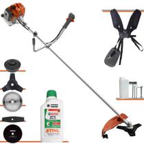 Roçadeira Multifuncional Tekna RL430ACNTK À Gasolina 43cc 1,7HP 9.000rpm Completa 5 Em 1 Com Carretel + Kit 4 Lâminas de Corte + ÓLEO STIHL 2 Tempos Roçadeira Multifuncional Tekna RL430ACNTK À Gasolina 43cc 1,7HP 9.000rpm Completa 5 Em 1 Com Carretel + Kit 4 Lâminas de Corte + ÓLEO STIHL 2 Tempos