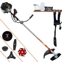 Roçadeira Multifuncional Terra GRH-520 À Gasolina Motor 2 Tempos 52cc 2,5HP 6.500rpm Completo Com 5 Opções de Cortes Carretel de Nylon, Faca 2 Pontas, Faca 3 Pontas, Faca 6 Pontas e Faca 80 Dentes Roçadeira Multifuncional Terra GRH-520 À Gasolina Motor 2 Tempos 52cc 2,5HP 6.500rpm Completo Com 5 Opções de Cortes Carretel de Nylon, Faca 2 Pontas, Faca 3 Pontas, Faca 6 Pontas e Faca 80 Dentes