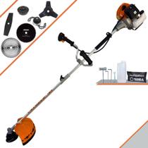 Roçadeira Multifuncional Terra GRHB-430 Bipartida À Gasolina 43cc 1,7HP 12.000rpm Completa Com Carretel de Nylon e Lâmina Facão + Lâmina 3 Pontas, Lâmina 40 Dentes de Vídea, Lâmina 80 Dentes e Trimmer Roçadeira Multifuncional Terra GRHB-430 Bipartida À Gasolina 43cc 1,7HP 12.000rpm Completa Com Carretel de Nylon e Lâmina Facão + Lâmina 3 Pontas, Lâmina 40 Dentes de Vídea, Lâmina 80 Dentes e Trimmer