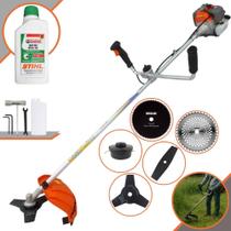 Roçadeira Multifuncional Vulcan VR330-P À Gasolina 33cc 1,2HP 10.000rpm Completa Com Carretel de Nylon e Faca 3 Pontas + EXTRA Faca 2 Pontas, Faca 40 Dentes de Vídea, Faca 80 Dentes + ÓLEO STIHL 2T Roçadeira Multifuncional Vulcan VR330-P À Gasolina 33cc 1,2HP 10.000rpm Completa Com Carretel de Nylon e Faca 3 Pontas + EXTRA Faca 2 Pontas, Faca 40 Dentes de Vídea, Faca 80 Dentes + ÓLEO STIHL 2T