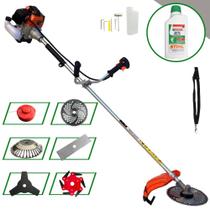 Roçadeira Multifunções Import Way IWRGM2T5X163 63cc 3HP Alta Rotação Ideal Para Todos os Tipos de Trabalhos Com 6 Opções de Cortes + Óleo Stihl 2T